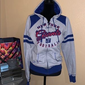 New York Giants Hoodie with Zipper